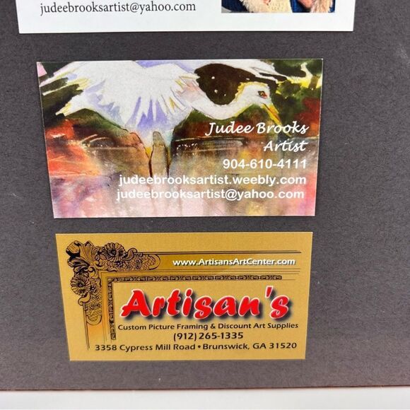 Original Watercolor Coy Koi Fish painting signed artist Judee Brooks - Picture 6 of 8